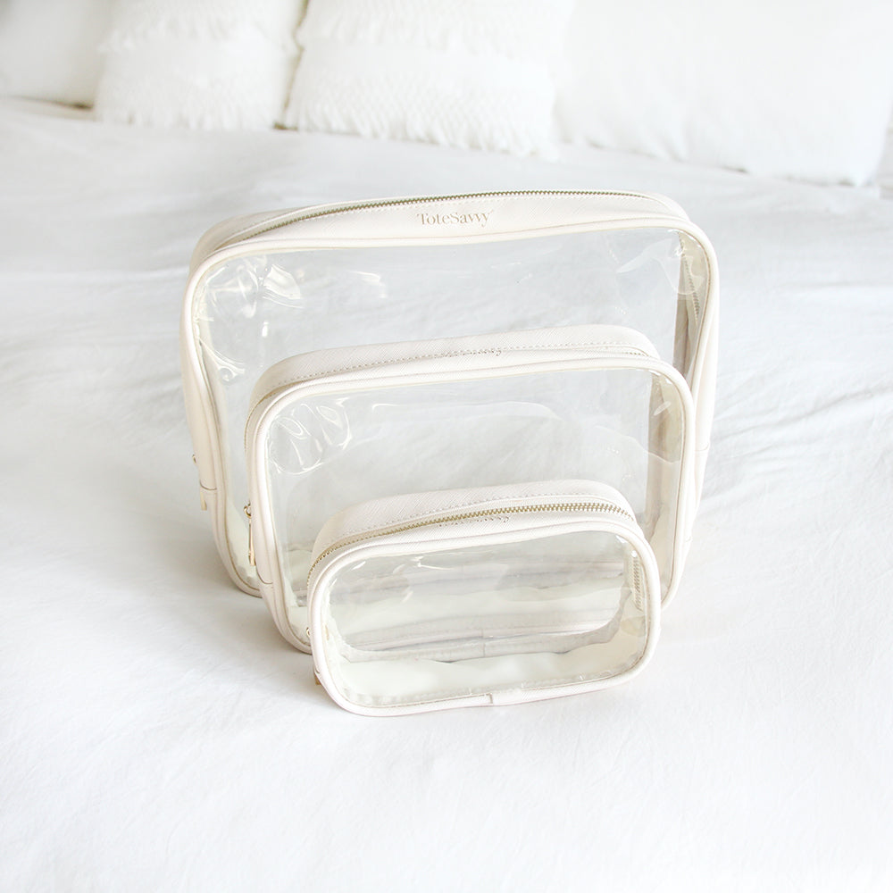 Seven Ways to use the Clear Pouch Trio Set – ToteSavvy