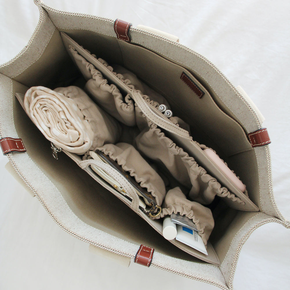 Navy Blue Fabric bag Organizer, Diaper bag organizer removable bag  insert(small) | eBay